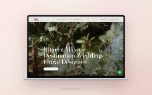 Diseño web para Cherry Blossom, floristería de bodas en Playa del Carmen